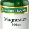 Comprar nature's bounty magnesium -- 500 mg - 200 tablets preço no brasil magnesium minerals suplementos em oferta vitamins & supplements suplemento importado loja 1 online promoção -