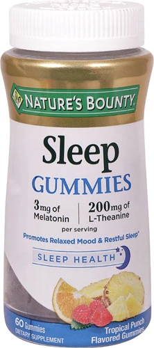 Nature's Bounty Sleep Gummies Tropical Punch -- 60 Gummies