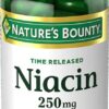 Comprar nature's bounty time released niacin -- 250 mg - 90 capsules preço no brasil letter vitamins suplementos em oferta vitamin b vitamin b3 - niacin vitamins & supplements suplemento importado loja 1 online promoção -