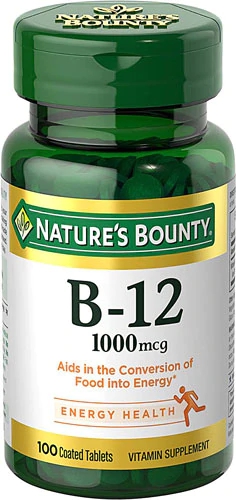Nature's Bounty Vitamina B12 1000mcg - 100 Comprimidos