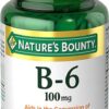 Comprar nature's bounty vitamin b-6 -- 100 mg - 100 tablets preço no brasil bars food & beverages granola bars suplementos em oferta suplemento importado loja 3 online promoção -