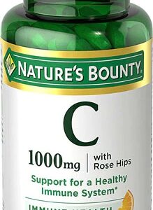 Nature's Bounty Vitamina C 1000mg com Rose Hips - 100 Caplets Revestidas