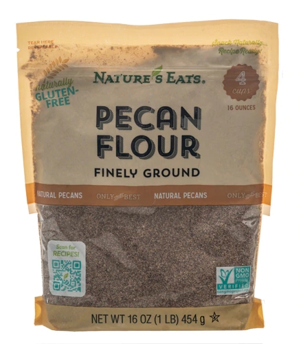Farinha de Noz Pecã Moída Finamente Nature's Eats 454g - Natural e Sem Glúten