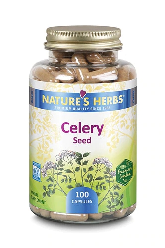 Nature's Herbs Semente de Aipo 100 Cápsulas - Bem-Estar Natural