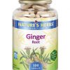 Comprar nature's herbs ginger root -- 100 capsules preço no brasil general well being herbs & botanicals suplementos em oferta yarrow suplemento importado loja 3 online promoção -