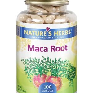 Comprar nature's herbs maca root -- 100 capsules preço no brasil energy herbs & botanicals maca suplementos em oferta suplemento importado loja 61 online promoção -