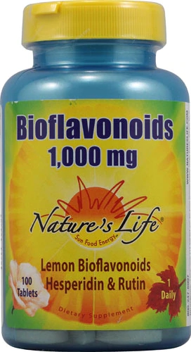 Nature's Life Bioflavonoides 1000mg - 100 Tabletes: Potencial Antioxidante e Bem-Estar