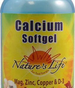 Nature's Life Calcium Softgel -- 180 Softgels