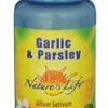 Comprar nature's life garlic and parsley -- 2. 2 mg - 100 softgels preço no brasil garlic garlic combinations herbs & botanicals suplementos em oferta suplemento importado loja 1 online promoção -