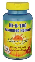 Nature's Life Hi-B-100 Complexo B - 100mg - 100 Comprimidos