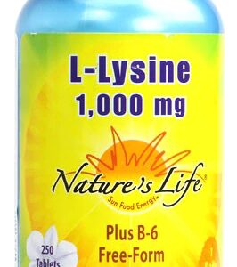 Comprar nature's life l-lysine -- 1000 mg - 250 tablets preço no brasil amino acid complex & blends amino acids suplementos em oferta vitamins & supplements suplemento importado loja 17 online promoção -