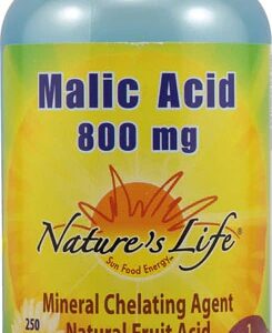 Nature's Life Malic Acid -- 800 mg - 250 Vegetarian Capsules
