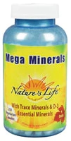 Nature's Life Mega Minerals - 250 Cápsulas Vegetarianas: Sua Fonte Completa de Nutrientes Essenciais