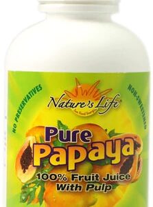 Nature's Life Pure Papaya Suco - 473ml - Rico em Vitamina C e A