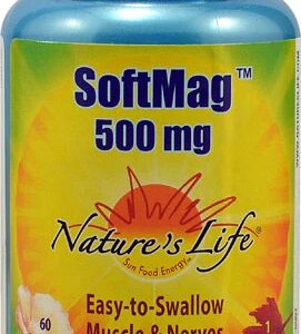 Nature's Life SoftMag™ Magnésio 500mg - 60 Softgels para Bem-Estar