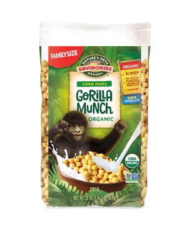 Cereal de Milho Gorilla Munch Nature's Path Envirokids - 652g