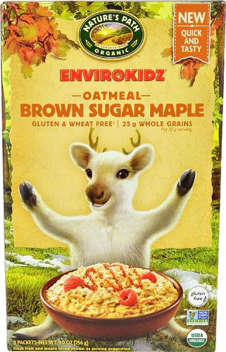 Nature's Path Envirokidz Oatmeal Brown Sugar Maple -- 8 Packets