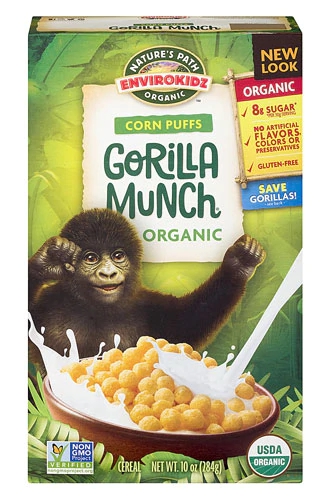 Cereal Orgânico EnviroKidz Gorilla Munch Nature's Path - 283g