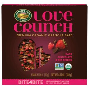 Comprar nature's path love crunch organic granola bars dark chocolate & red berries -- 6 bars preço no brasil bars food & beverages granola bars suplementos em oferta suplemento importado loja 31 online promoção -