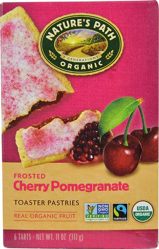 Barras de Cereais Orgânicas Nature's Path Frosted Cherry Pomegranate - 6 Barras (324g)