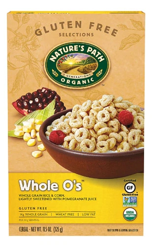 Cereal Orgânico Nature's Path Whole O’s Sem Glúten - 326g