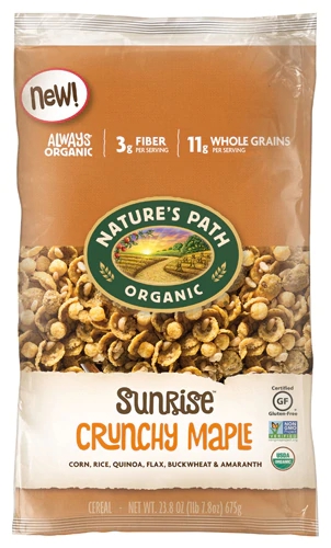 Cereal Matinal Nature's Path Sunrise Crunchy Maple 675g