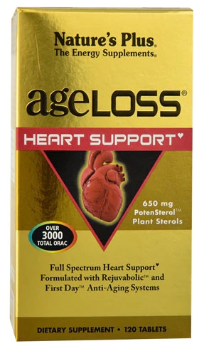 Nature's Plus AgeLoss Heart Support 120 Comprimidos - Saúde Cardiovascular Avançada