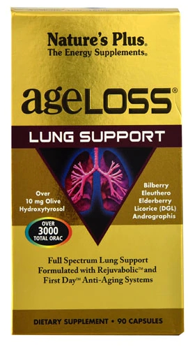Nature's Plus AgeLoss® Lung Support -- 90 Capsules