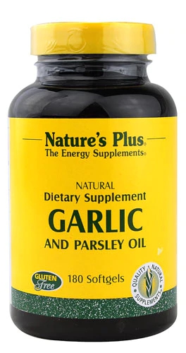Nature's Plus Alho e Salsa - 180 Cápsulas Gelatinosas | Bem-Estar Natural