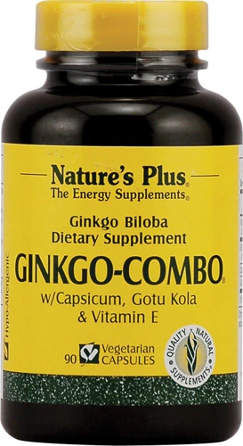 Nature's Plus Ginkgo-Combo 90 Cápsulas Vegetarianas - Suporte Cognitivo