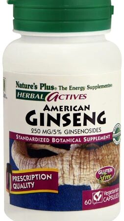 Comprar nature's plus herbal actives american ginseng -- 250 mg - 60 vegetarian capsules preço no brasil energy ginseng ginseng, american herbs & botanicals suplementos em oferta suplemento importado loja 11 online promoção -