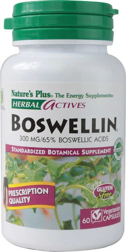 Nature's Plus Herbal Actives Boswellin 300mg - 60 Cápsulas Vegetarianas
