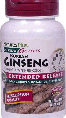 Comprar nature's plus herbal actives korean ginseng extended release -- 1000 mg - 30 vegetarian tablets preço no brasil energy ginseng ginseng, korean herbs & botanicals suplementos em oferta suplemento importado loja 191 online promoção -