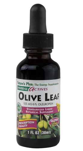 Nature's Plus Herbal Actives Extrato de Folha de Oliveira 30ml - Potente Suplemento Natural