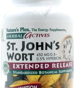 Nature's Plus Herbal Actives St John's Wort -- 450 mg - 60 Tablets