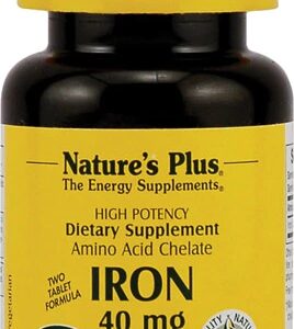Nature's Plus Ferro 40mg - 90 Comprimidos | Suplemento Essencial