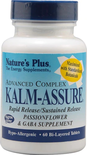 Nature's Plus Kalm-Assure 60 Comprimidos Bi-Layered: Alívio Natural para o Stress e Ansiedade