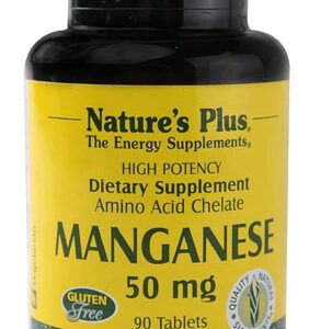Comprar nature's plus manganese -- 50 mg - 90 tablets preço no brasil manganese minerals suplementos em oferta vitamins & supplements suplemento importado loja 1 online promoção -