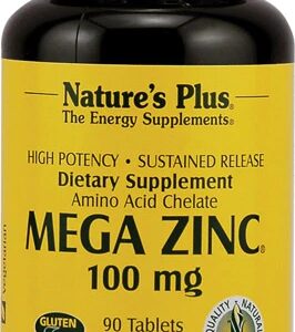 Comprar nature's plus mega zinc® -- 100 mg - 90 tablets preço no brasil minerals suplementos em oferta vitamins & supplements zinc suplemento importado loja 29 online promoção -