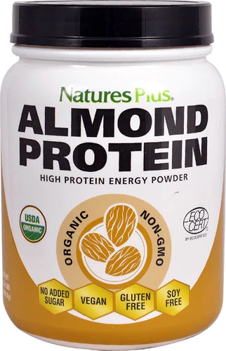 Nature's Plus Proteína Orgânica de Amêndoa 472g - Energia e Nutrição Pura