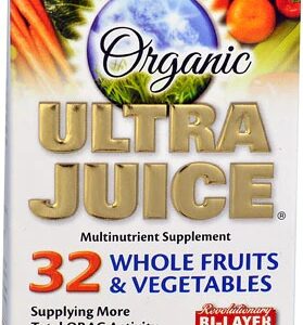 Nature's Plus Organic Ultra Juice® Suplemento Multivitamínico - 90 Comprimidos Orgânicos Bi-Camada