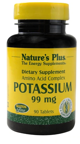 Nature's Plus Potássio 99mg - 90 Comprimidos - Suporte para o Bem-Estar