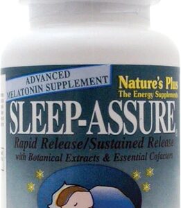 Nature's Plus Sleep-Assure® 60 Comprimidos Bi-Camada: Sono Profundo e Reparador