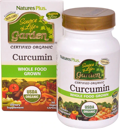 Nature's Plus Source of Life Garden Cúrcuma Curcumin Vegano 30 Cápsulas