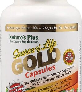 Nature's Plus Source of Life® GOLD Multi-Vitamin Supplement -- 90 Vegetarian Capsules