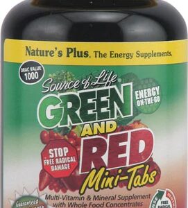 Nature's Plus Source of Life Green & Red Multivitamínico 180 Mini Comprimidos
