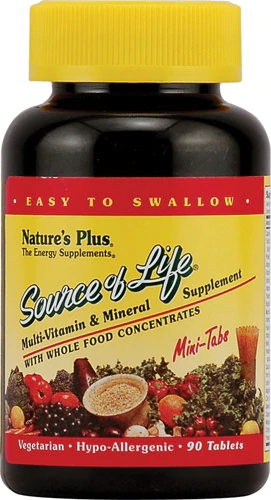 Nature's Plus Source of Life Multivitamínico 90 Mini Comprimidos