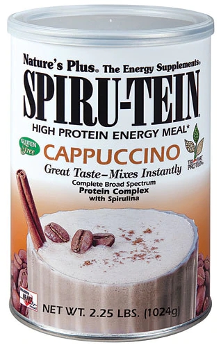 Nature's Plus Spiru-Tein Cappuccino - Refeição Proteica de Alta Energia 1kg