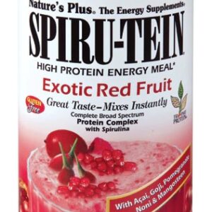 Nature's Plus Spiru-Tein® Refeição Energética Proteica Frutas Vermelhas Exóticas - 500g