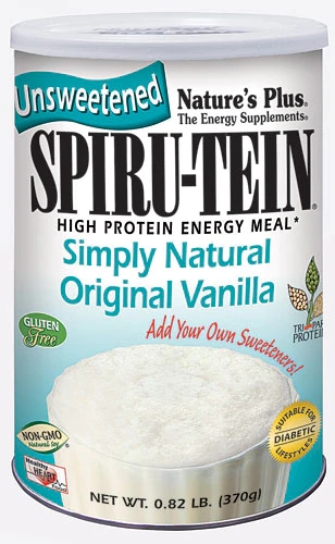 Nature's Plus Spiru-Tein® Refeição Proteica Baunilha Natural 372g